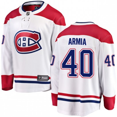 Men's Breakaway Montreal Canadiens Joel Armia Fanatics Branded Away Jersey - White