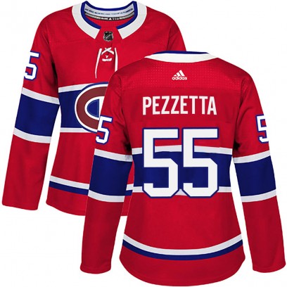 Women's Authentic Montreal Canadiens Michael Pezzetta Adidas Home Jersey - Red