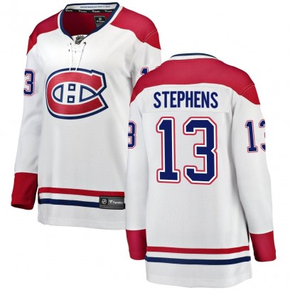 Women's Breakaway Montreal Canadiens Mitchell Stephens Fanatics Branded Away Jersey - White