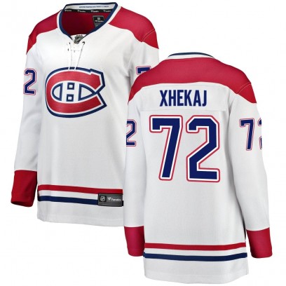 Women's Breakaway Montreal Canadiens Arber Xhekaj Fanatics Branded Away Jersey - White