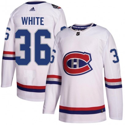 Men's Authentic Montreal Canadiens Colin White Adidas 2017 100 Classic Jersey - White
