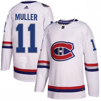 Youth Authentic Montreal Canadiens Kirk Muller Adidas 2017 100 Classic Jersey - White