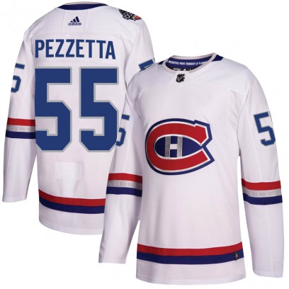 Youth Authentic Montreal Canadiens Michael Pezzetta Adidas 2017 100 Classic Jersey - White