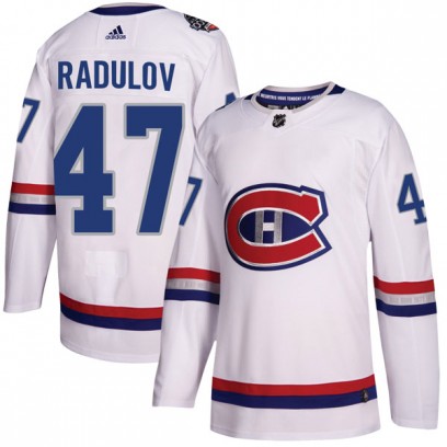 Youth Authentic Montreal Canadiens Alexander Radulov Adidas 2017 100 Classic Jersey - White