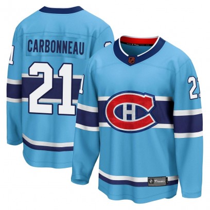Men's Breakaway Montreal Canadiens Guy Carbonneau Fanatics Branded Special Edition 2.0 Jersey - Light Blue