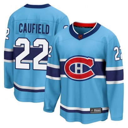 Men's Breakaway Montreal Canadiens Cole Caufield Fanatics Branded Special Edition 2.0 Jersey - Light Blue