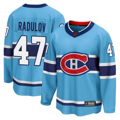 Men's Breakaway Montreal Canadiens Alexander Radulov Fanatics Branded Special Edition 2.0 Jersey - Light Blue