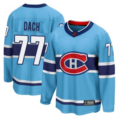 Youth Breakaway Montreal Canadiens Kirby Dach Fanatics Branded Special Edition 2.0 Jersey - Light Blue