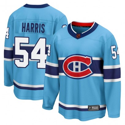 Youth Breakaway Montreal Canadiens Jordan Harris Fanatics Branded Special Edition 2.0 Jersey - Light Blue