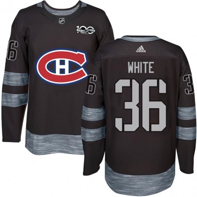 Youth Authentic Montreal Canadiens Colin White Black 1917-2017 100th Anniversary Jersey - White