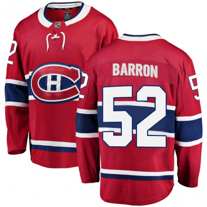 Men's Breakaway Montreal Canadiens Justin Barron Fanatics Branded Home Jersey - Red