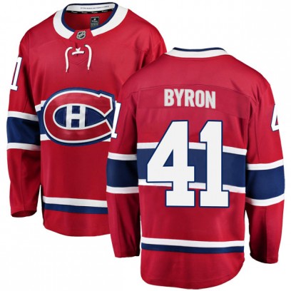 Men's Breakaway Montreal Canadiens Paul Byron Fanatics Branded Home Jersey - Red