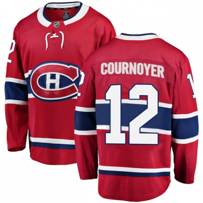 Men's Breakaway Montreal Canadiens Yvan Cournoyer Fanatics Branded Home Jersey - Red