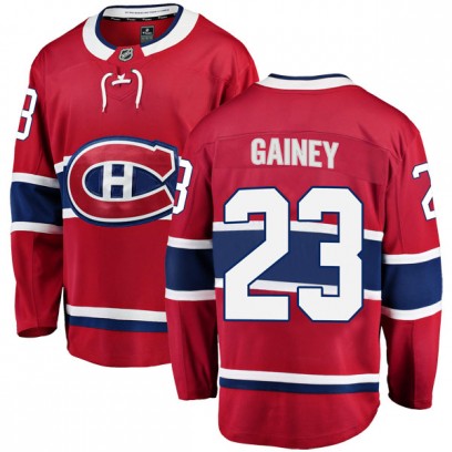 Men's Breakaway Montreal Canadiens Bob Gainey Fanatics Branded Home Jersey - Red