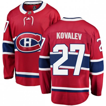 Men's Breakaway Montreal Canadiens Alexei Kovalev Fanatics Branded Home Jersey - Red