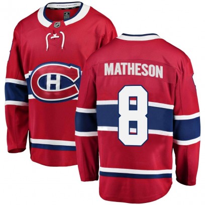 Men's Breakaway Montreal Canadiens Mike Matheson Fanatics Branded Home Jersey - Red