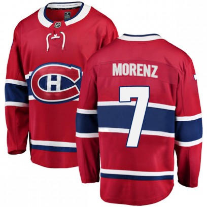 Men's Breakaway Montreal Canadiens Howie Morenz Fanatics Branded Home Jersey - Red