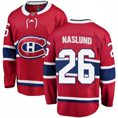 Men's Breakaway Montreal Canadiens Mats Naslund Fanatics Branded Home Jersey - Red