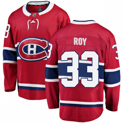 Men's Breakaway Montreal Canadiens Patrick Roy Fanatics Branded Home Jersey - Red