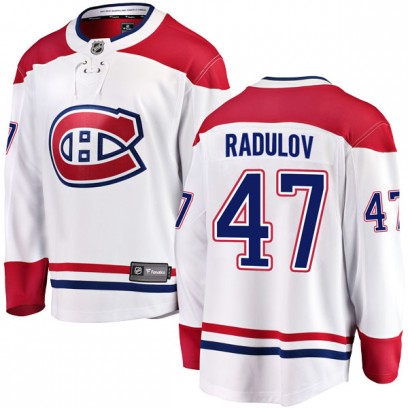 Youth Breakaway Montreal Canadiens Alexander Radulov Fanatics Branded Away Jersey - White
