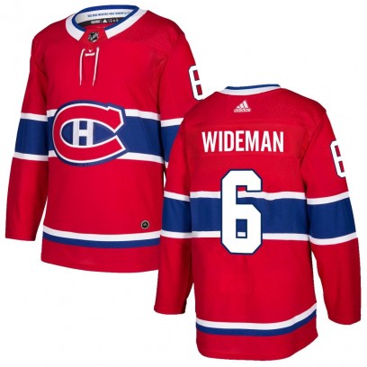 Men's Authentic Montreal Canadiens Chris Wideman Adidas Home Jersey - Red
