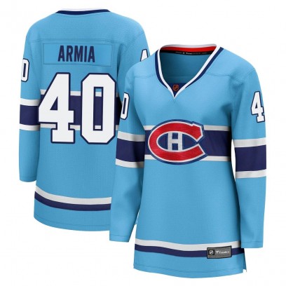 Women's Breakaway Montreal Canadiens Joel Armia Fanatics Branded Special Edition 2.0 Jersey - Light Blue