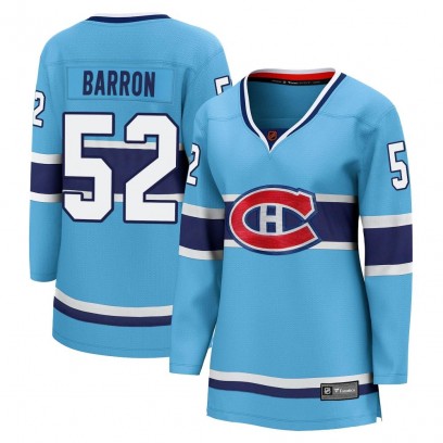 Women's Breakaway Montreal Canadiens Justin Barron Fanatics Branded Special Edition 2.0 Jersey - Light Blue