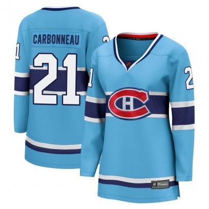 Women's Breakaway Montreal Canadiens Guy Carbonneau Fanatics Branded Special Edition 2.0 Jersey - Light Blue