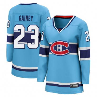 Women's Breakaway Montreal Canadiens Bob Gainey Fanatics Branded Special Edition 2.0 Jersey - Light Blue