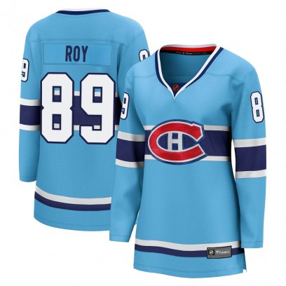 Women's Breakaway Montreal Canadiens Joshua Roy Fanatics Branded Special Edition 2.0 Jersey - Light Blue