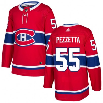 Youth Authentic Montreal Canadiens Michael Pezzetta Adidas Home Jersey - Red