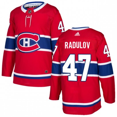 Youth Authentic Montreal Canadiens Alexander Radulov Adidas Home Jersey - Red