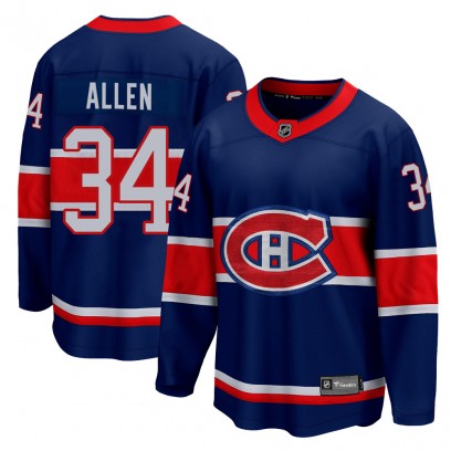 Youth Breakaway Montreal Canadiens Jake Allen Fanatics Branded 2020/21 Special Edition Jersey - Blue