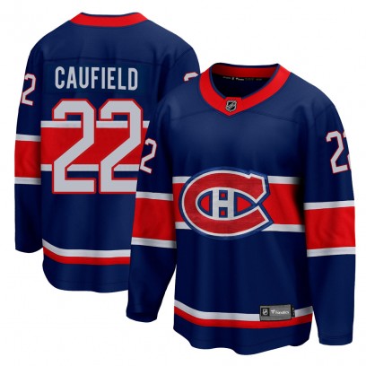 Youth Breakaway Montreal Canadiens Cole Caufield Fanatics Branded 2020/21 Special Edition Jersey - Blue