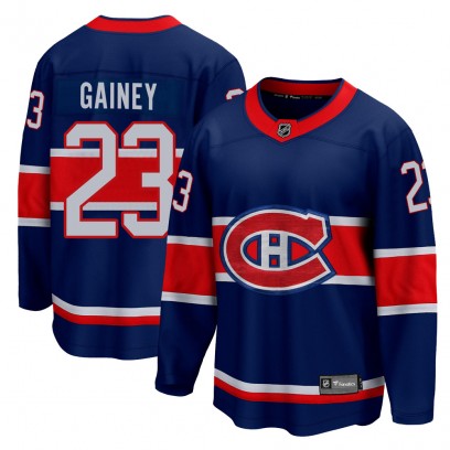 Youth Breakaway Montreal Canadiens Bob Gainey Fanatics Branded 2020/21 Special Edition Jersey - Blue