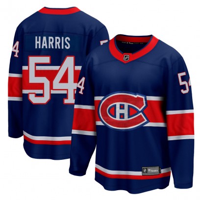 Youth Breakaway Montreal Canadiens Jordan Harris Fanatics Branded 2020/21 Special Edition Jersey - Blue