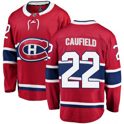 Youth Breakaway Montreal Canadiens Cole Caufield Fanatics Branded Home Jersey - Red