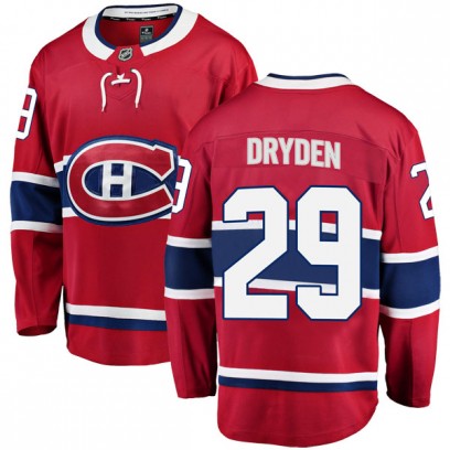 Youth Breakaway Montreal Canadiens Ken Dryden Fanatics Branded Home Jersey - Red