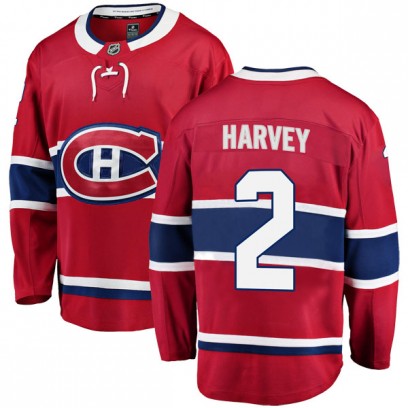 Youth Breakaway Montreal Canadiens Doug Harvey Fanatics Branded Home Jersey - Red
