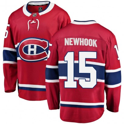 Youth Breakaway Montreal Canadiens Alex Newhook Fanatics Branded Home Jersey - Red