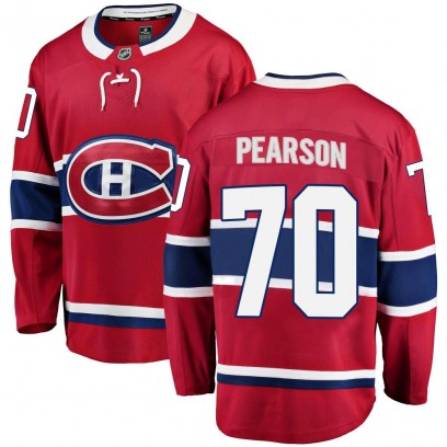 Youth Breakaway Montreal Canadiens Tanner Pearson Fanatics Branded Home Jersey - Red