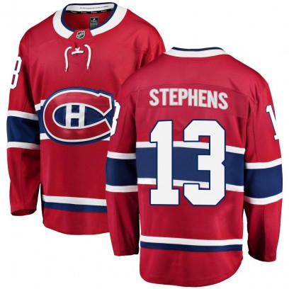 Youth Breakaway Montreal Canadiens Mitchell Stephens Fanatics Branded Home Jersey - Red