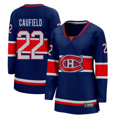 Women's Breakaway Montreal Canadiens Cole Caufield Fanatics Branded 2020/21 Special Edition Jersey - Blue