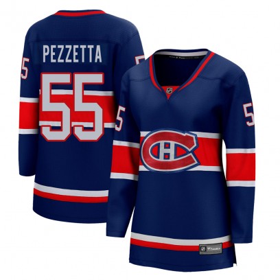 Women's Breakaway Montreal Canadiens Michael Pezzetta Fanatics Branded 2020/21 Special Edition Jersey - Blue
