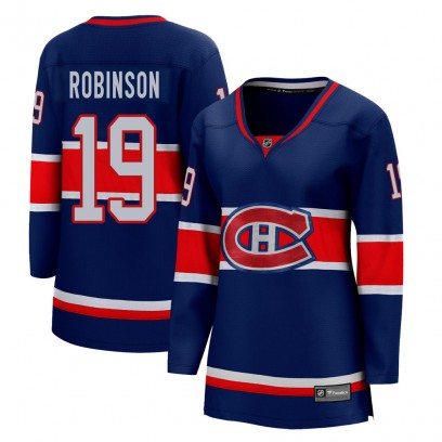 Women's Breakaway Montreal Canadiens Larry Robinson Fanatics Branded 2020/21 Special Edition Jersey - Blue