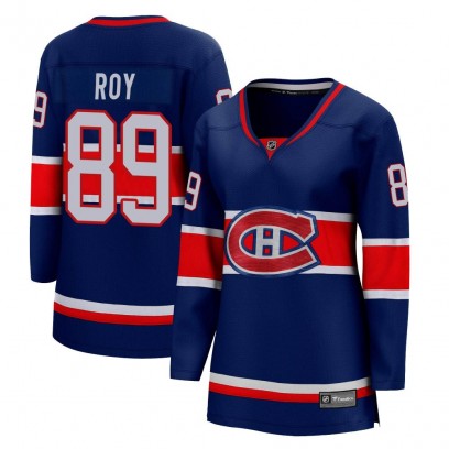 Women's Breakaway Montreal Canadiens Joshua Roy Fanatics Branded 2020/21 Special Edition Jersey - Blue