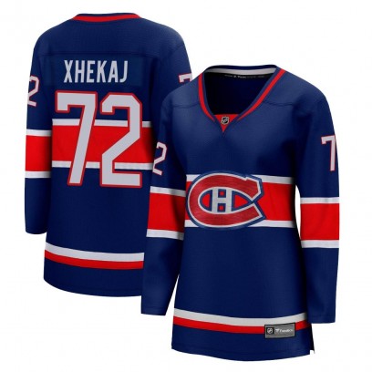 Women's Breakaway Montreal Canadiens Arber Xhekaj Fanatics Branded 2020/21 Special Edition Jersey - Blue