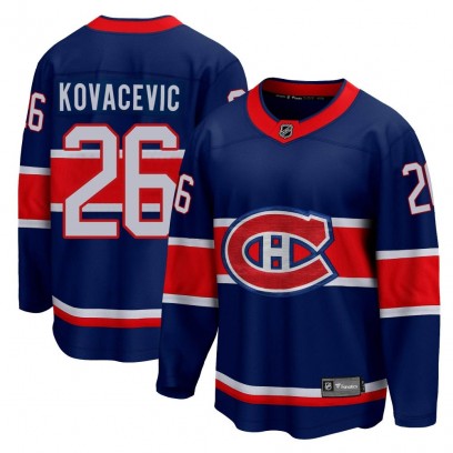 Men's Breakaway Montreal Canadiens Johnathan Kovacevic Fanatics Branded 2020/21 Special Edition Jersey - Blue