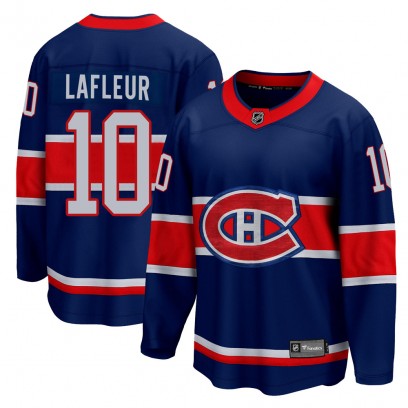 Men's Breakaway Montreal Canadiens Guy Lafleur Fanatics Branded 2020/21 Special Edition Jersey - Blue