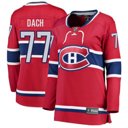 Women's Breakaway Montreal Canadiens Kirby Dach Fanatics Branded Home Jersey - Red